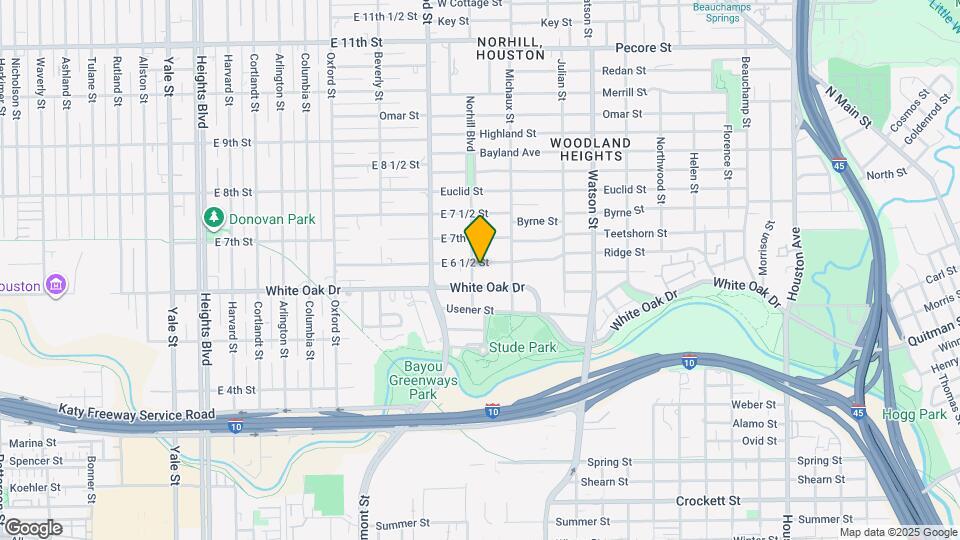 1032 E 6 1/2 St Map and Location Details