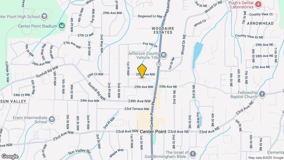 Palms at Center Point Map and Location Details