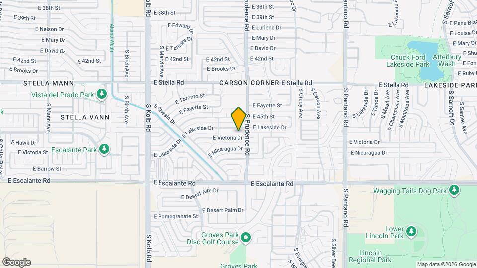 7461 E Victoria Dr Map and Location Details