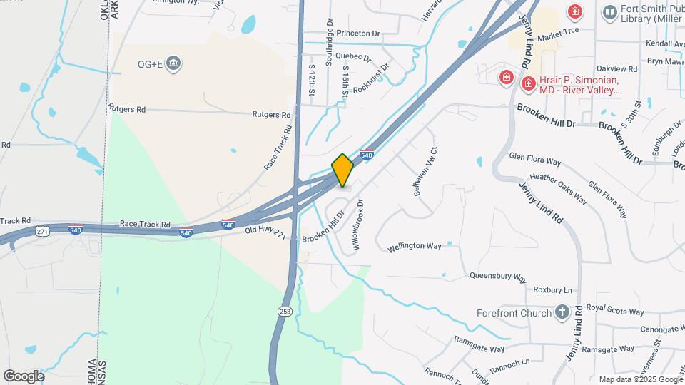 1415 Willowbrook Cir Map and Location Details