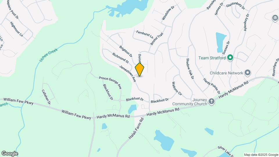 1002 Dorset Ln Map and Location Details