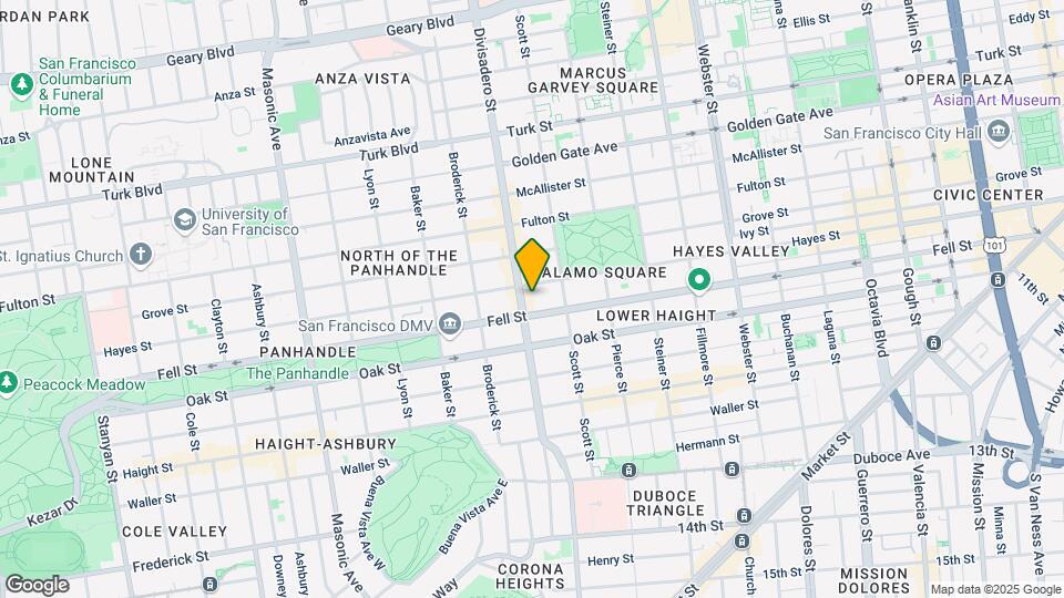 538 Divisadero St Map and Location Details