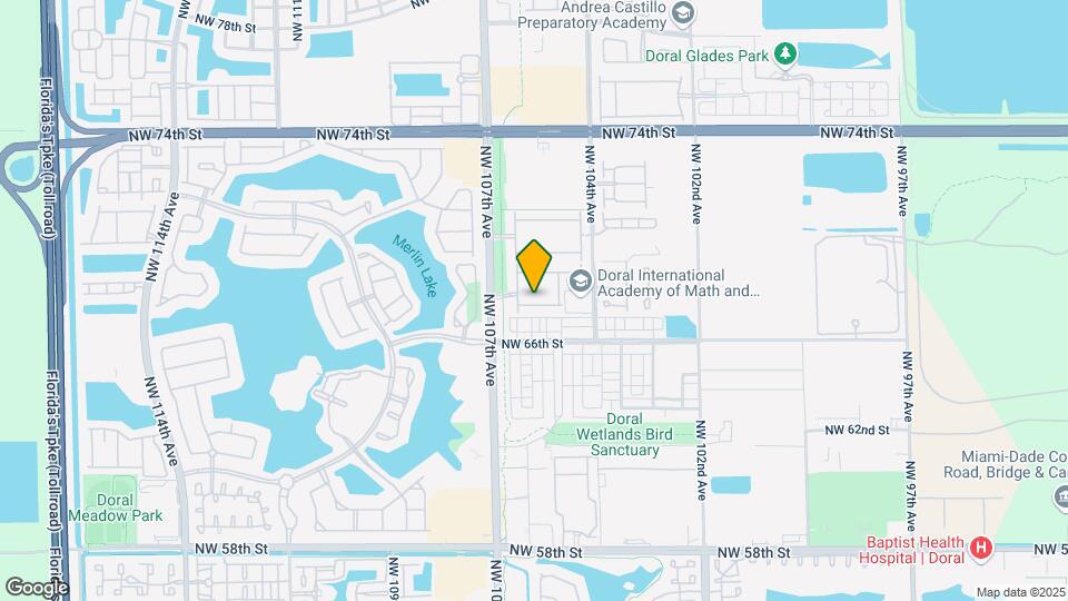 10561 NW 67th Terrace Map and Location Details