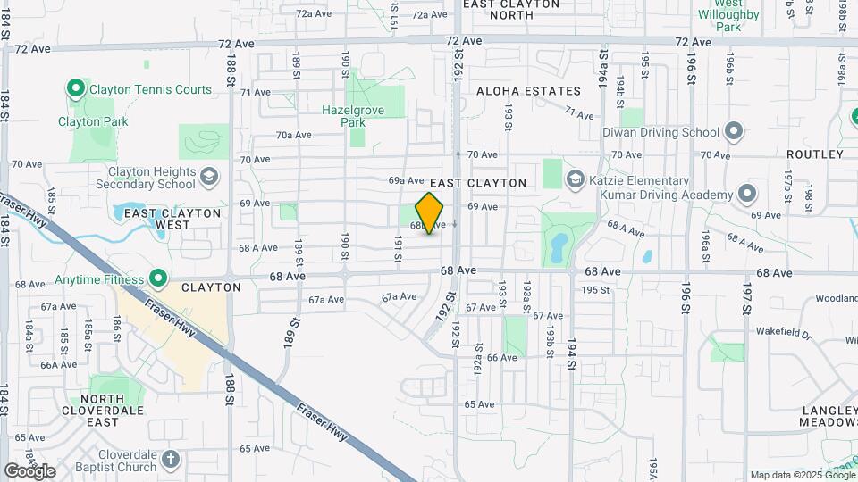 19165 68A Av Map and Location Details