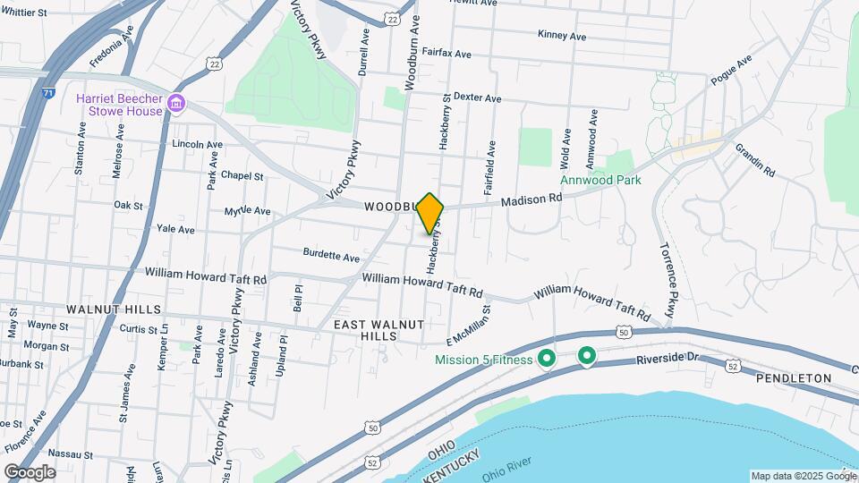 2705 Hackberry St Map and Location Details