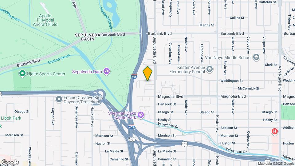 15330 Weddington St, Unit 1 Mapa y Detalles de la Ubicación