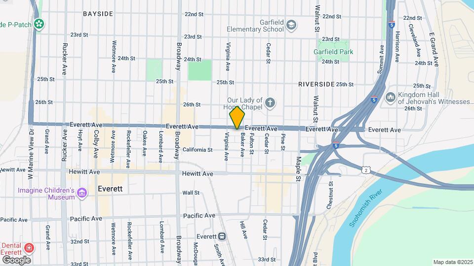 2412 Everett Ave Map and Location Details