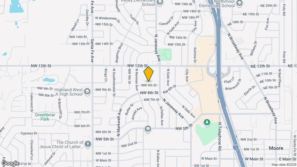 829 NW 9th St Map and Location Details