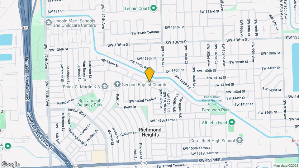 10805 SW 142nd Ln Map and Location Details