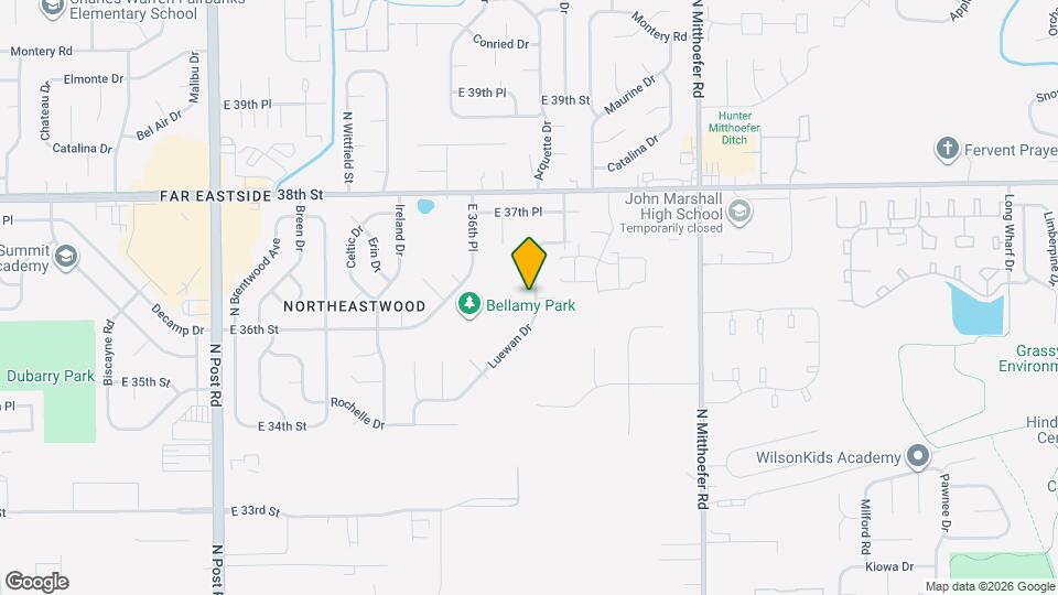 3608 Luewan Dr Map and Location Details