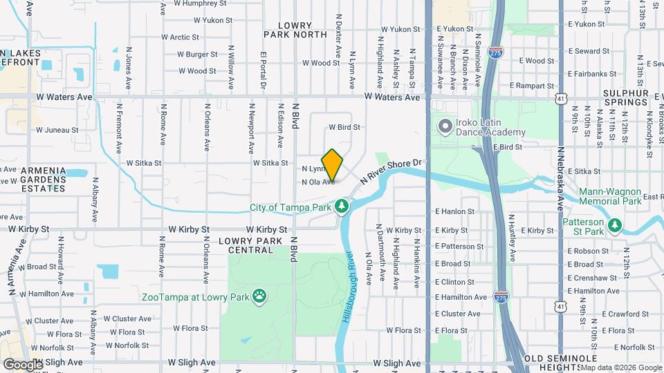 8021 N Ola Ave Map and Location Details
