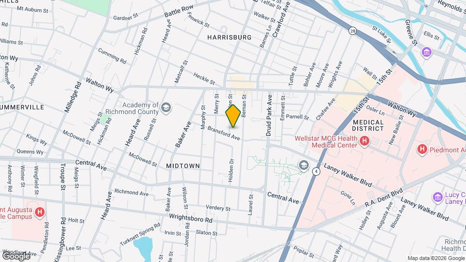 1016 Holden St Map and Location Details