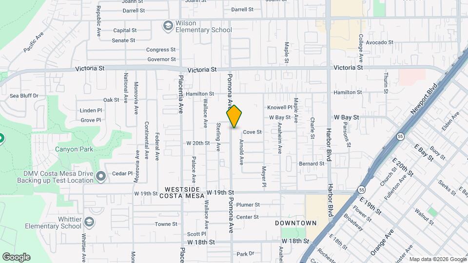 2022 Pomona Ave Map and Location Details