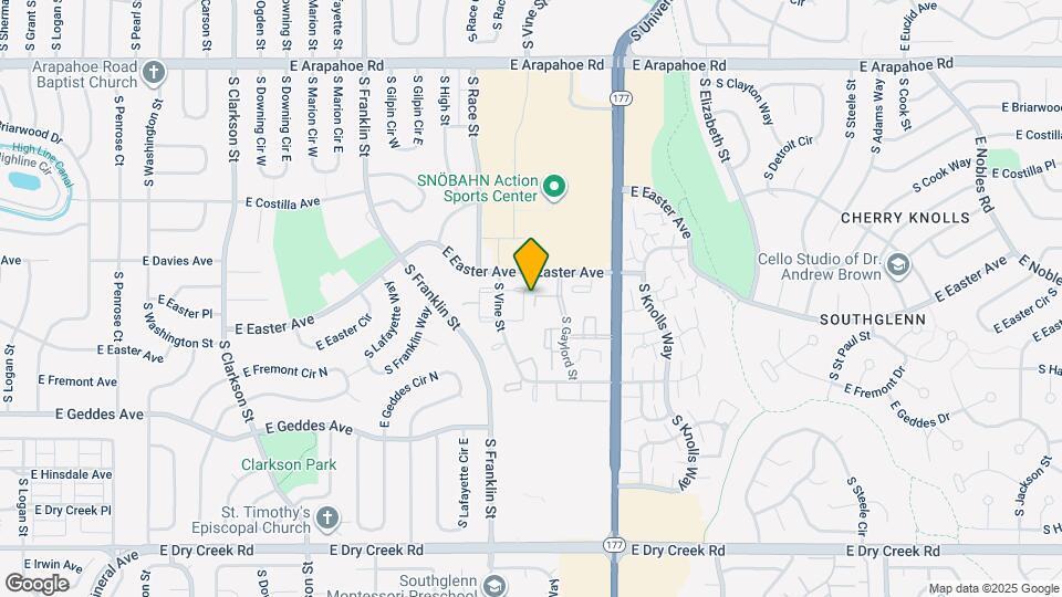 7144 S Vine Cir E Map and Location Details