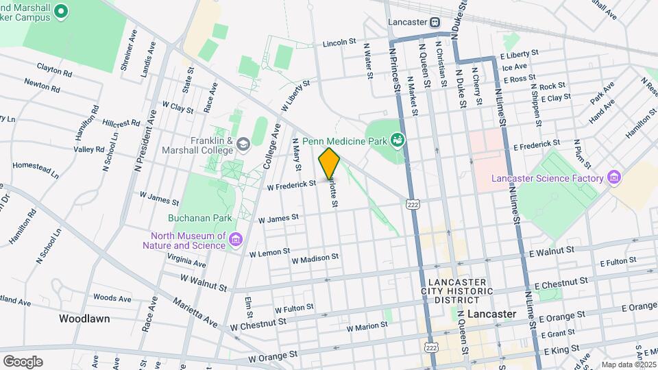 Frederick Street Lofts Mapa y Detalles de la Ubicación