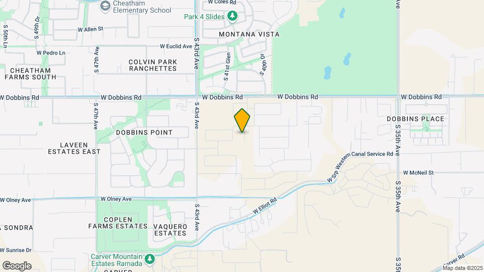 9506 S 41st Dr Map and Location Details