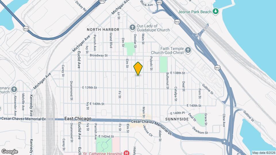 3811 Deodar St, Unit 1 Map and Location Details