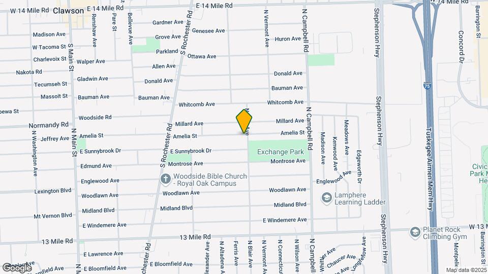 1120 Amelia St Mapa y Detalles de la Ubicación