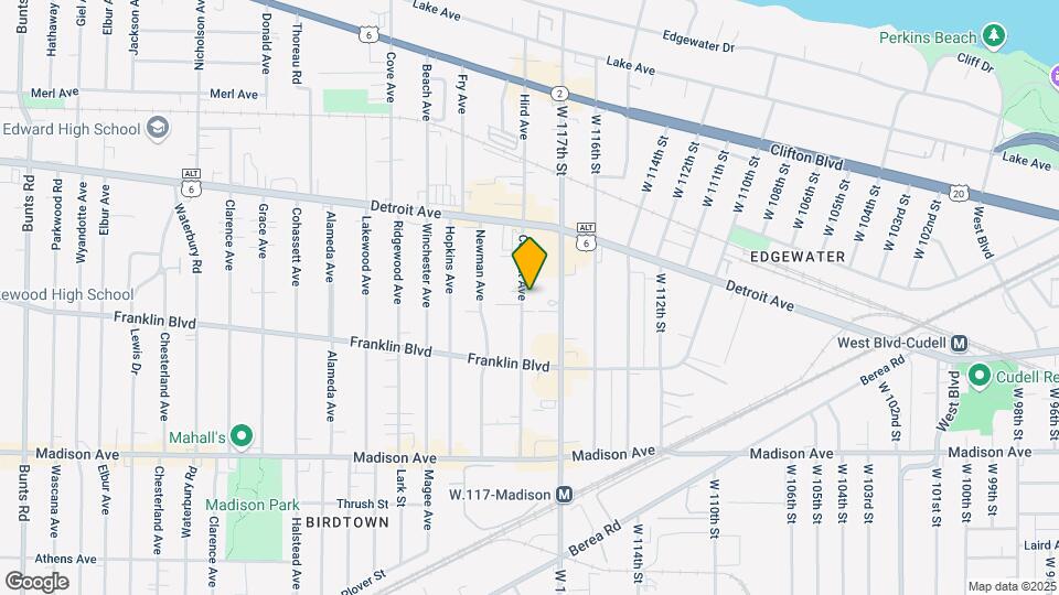 1475 Coutant Ave Map and Location Details