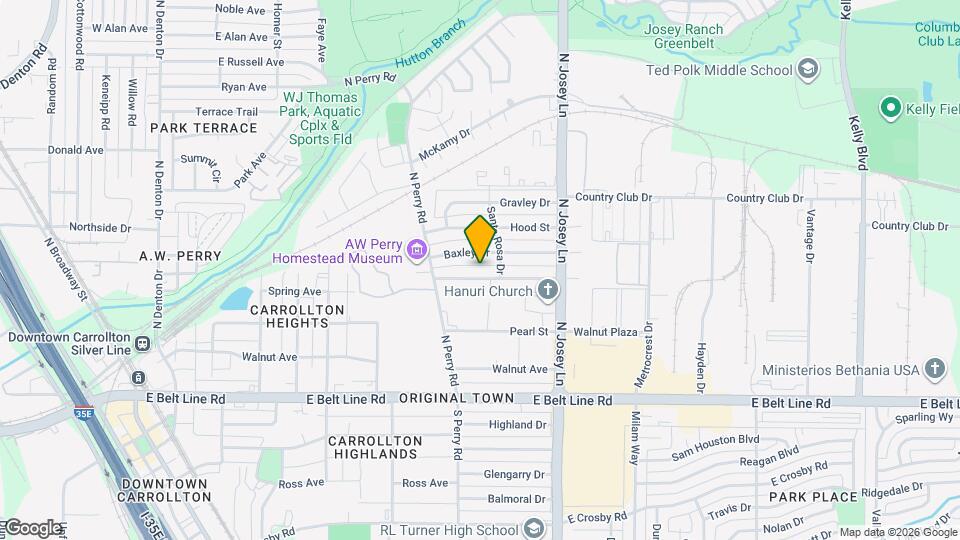 1815 Spring Ave Map and Location Details