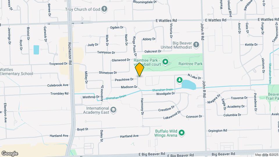 3550 Kings Point Dr Map and Location Details