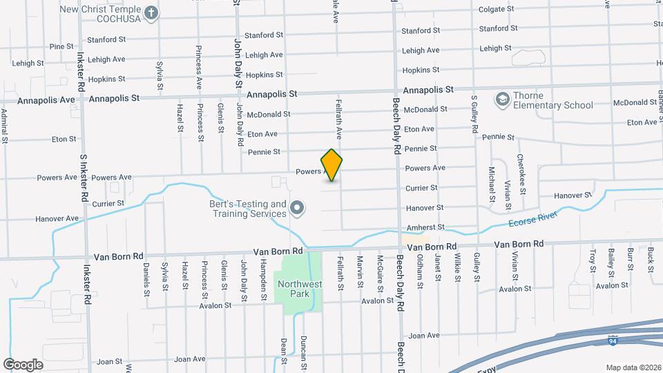 26130 Currier St Map and Location Details