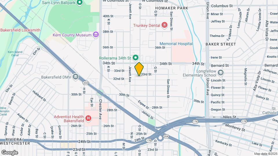 1009 33rd St Map and Location Details