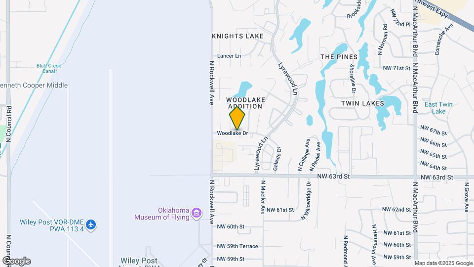 6928 Woodlake Dr Map and Location Details