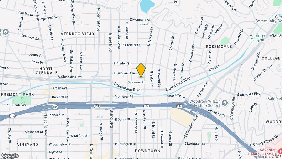 411 Cameron Pl Map and Location Details