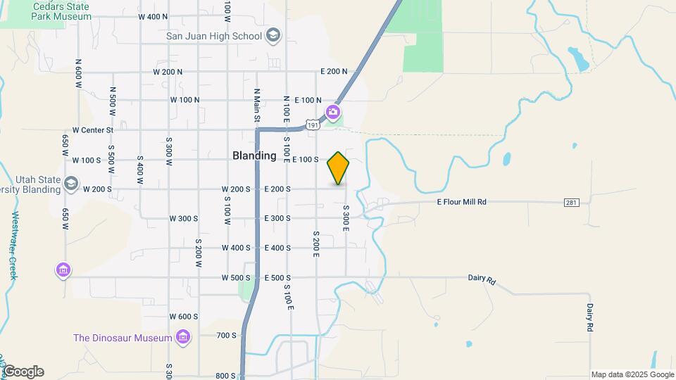 272 E 200 S Map and Location Details