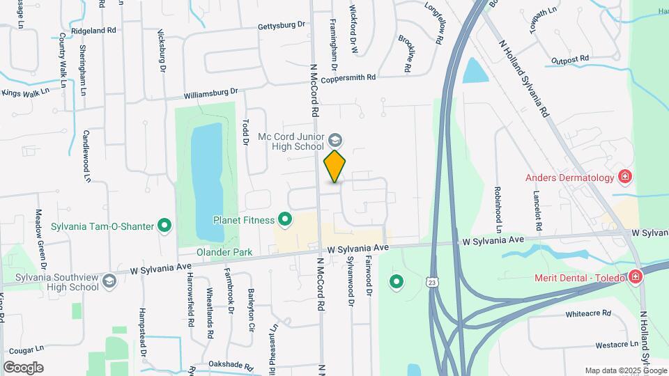 4137 New Castle Dr Mapa y Detalles de la Ubicación