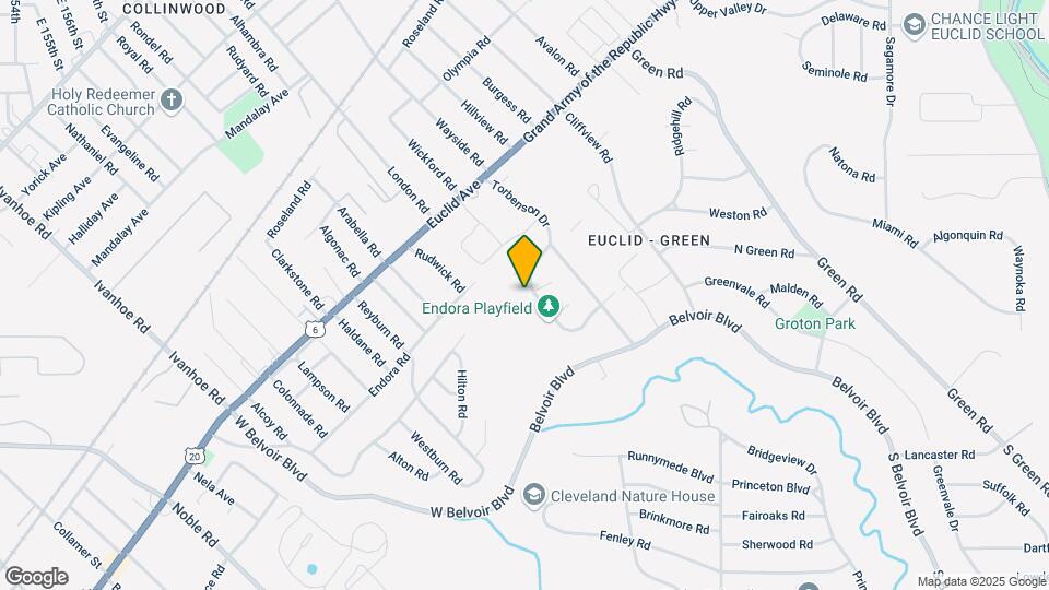 1942 Rookwood Rd Mapa y Detalles de la Ubicación