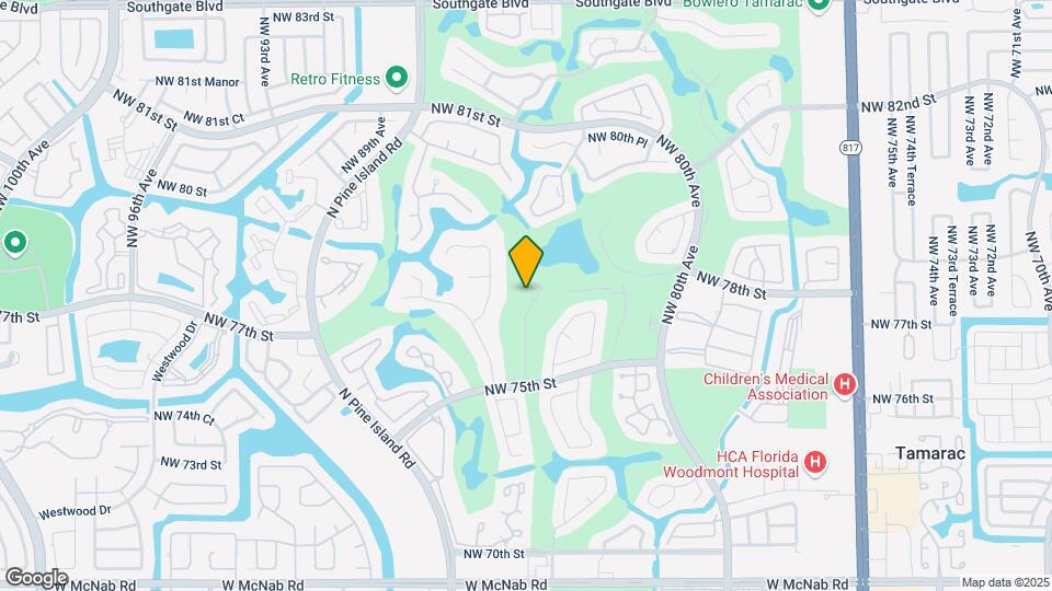 7641 NW 84th Ln Map and Location Details