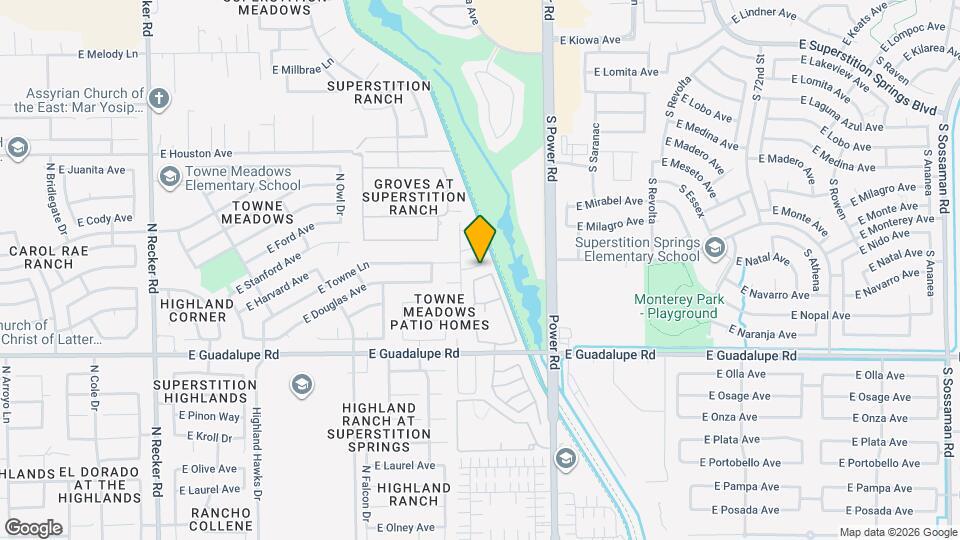 4641 E Towne Ln Map and Location Details