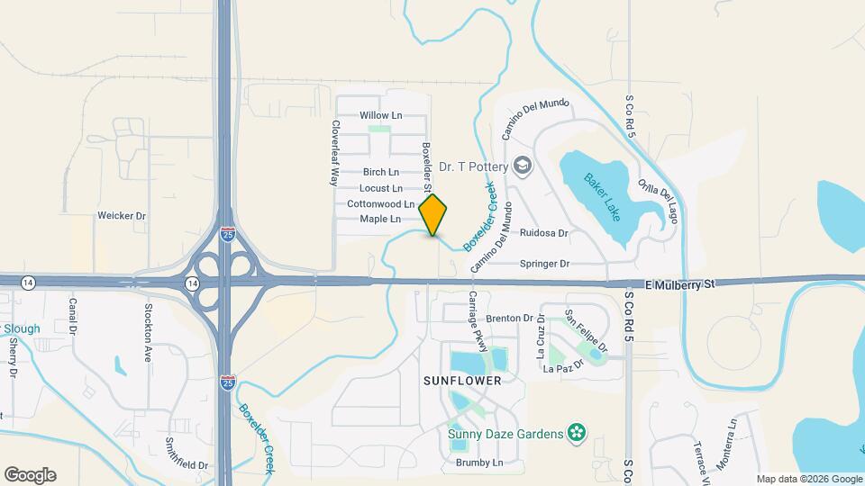 405 Loma Linda Dr Map and Location Details