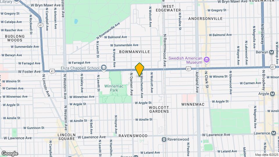 5108 N Winchester Ave, Unit 3 Map and Location Details