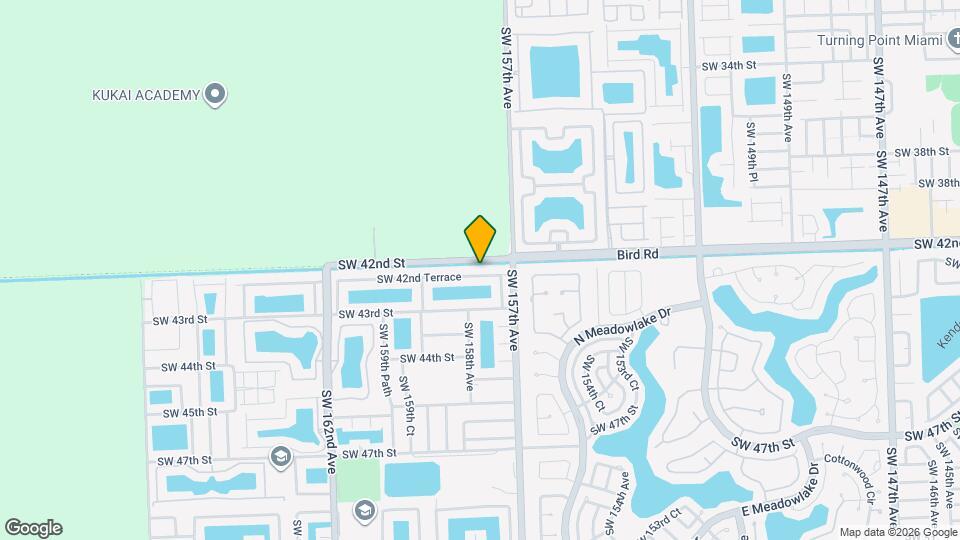 15761 SW 42nd Terrace Map and Location Details