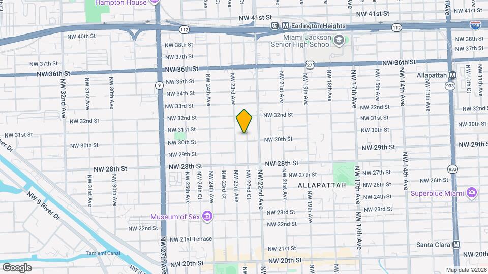 3016 NW 22nd Ct Map and Location Details