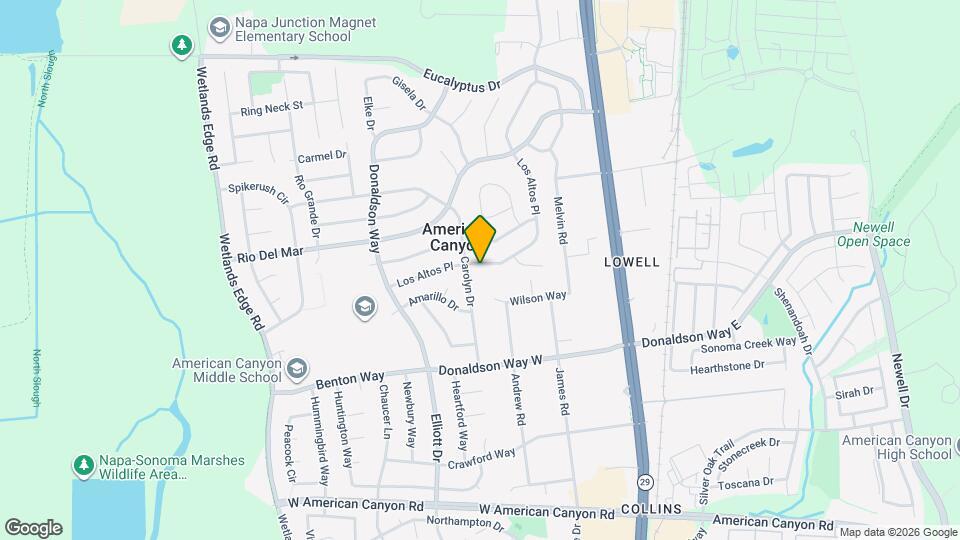 263 Los Altos Pl Map and Location Details