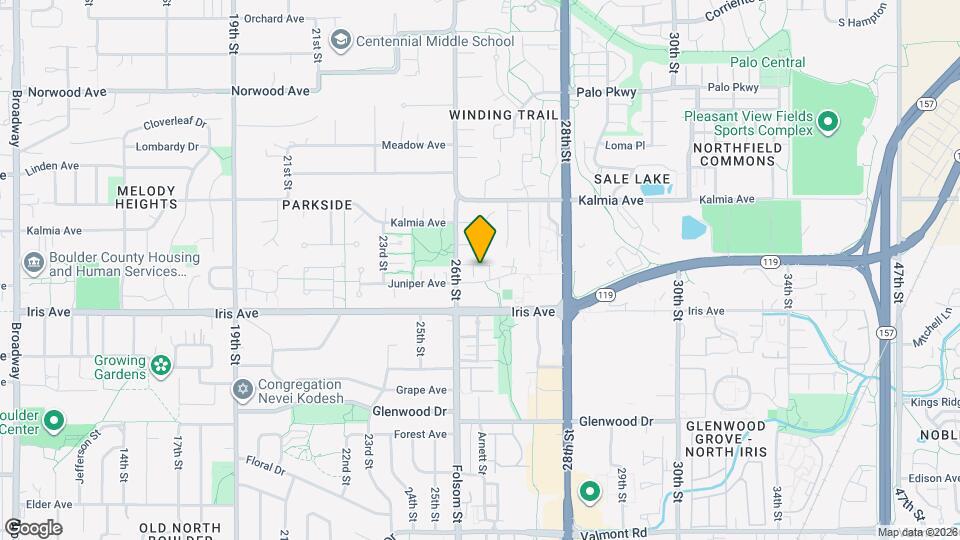 2633 Juniper Ave Map and Location Details