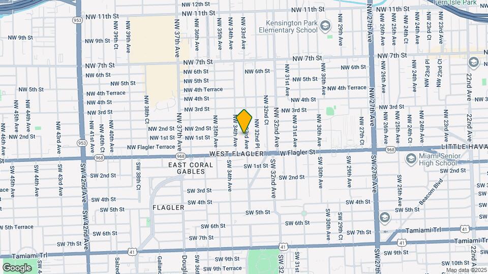 70 NW 33rd Ave Map and Location Details