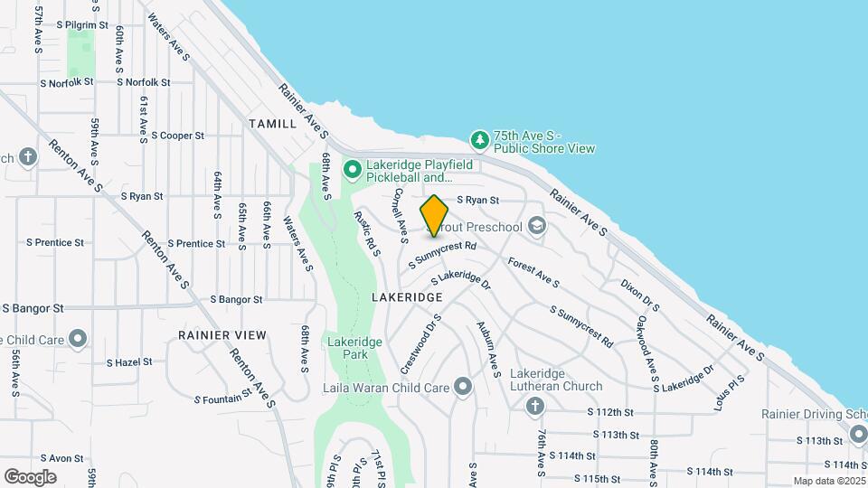 7146 S Sunnycrest Rd, Unit Lakeridge Map and Location Details