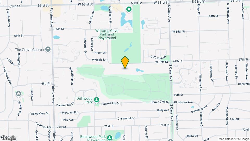 6722 Cedar Ln Map and Location Details
