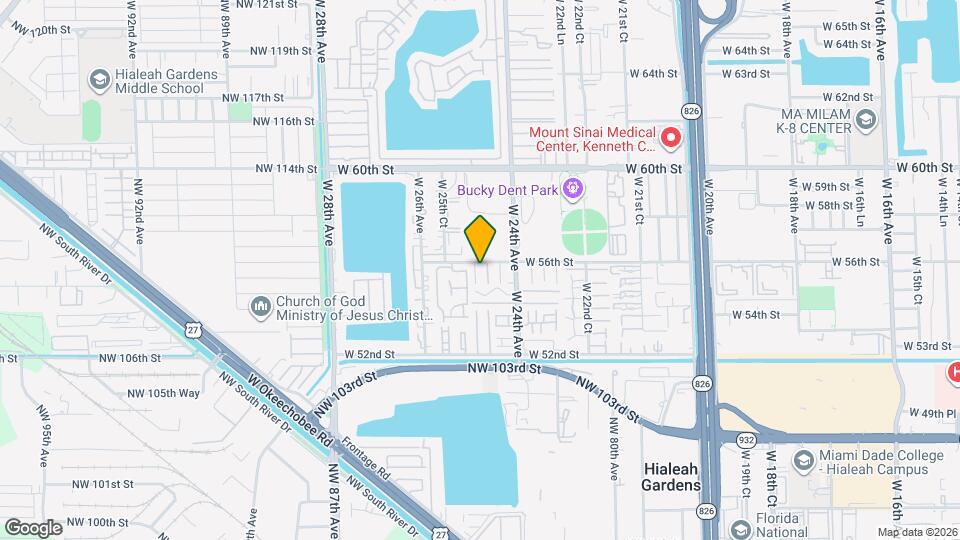 5525 W 24th Way Map and Location Details
