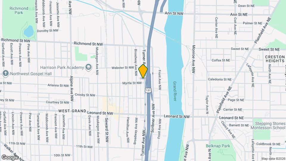 1403 Turner Ave NW Map and Location Details