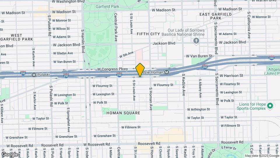 3437 W Harrison St Map and Location Details