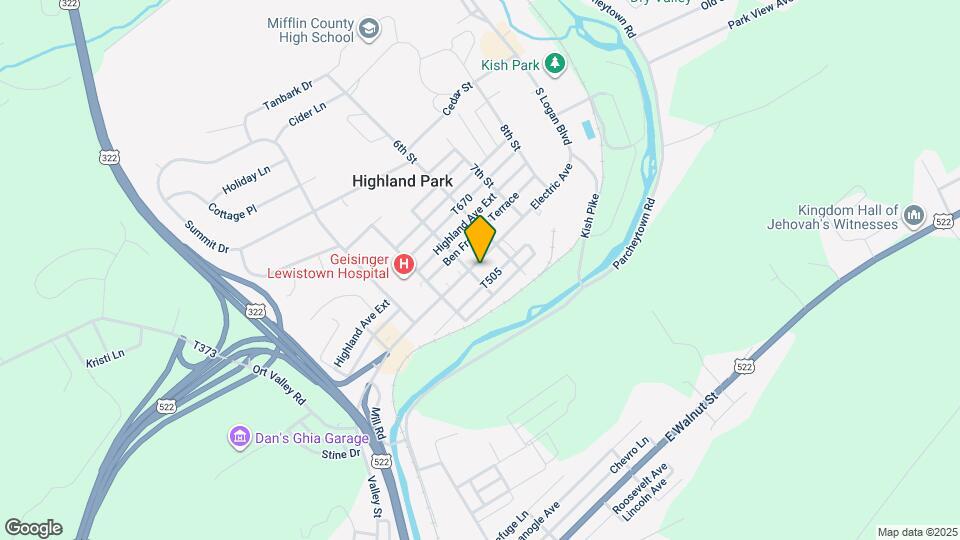 507 Electric Ave, Unit Upstairs 505 Mapa y Detalles de la Ubicación