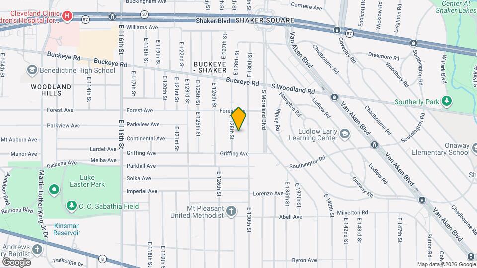 3025 E 128th St Mapa y Detalles de la Ubicación