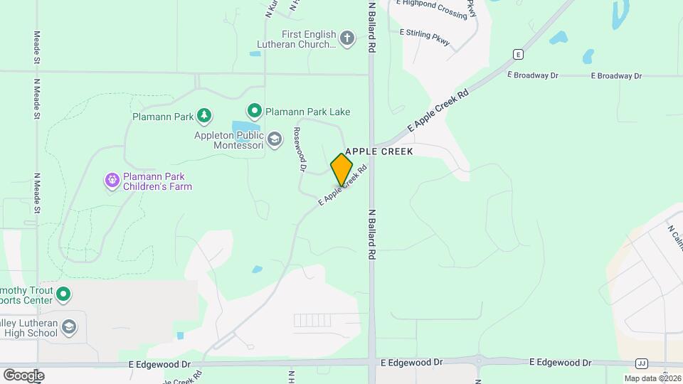 1903 E Apple Creek Rd Map and Location Details