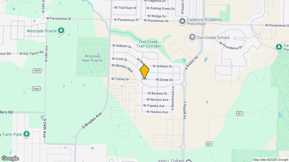 4553 W Divide Dr Map and Location Details
